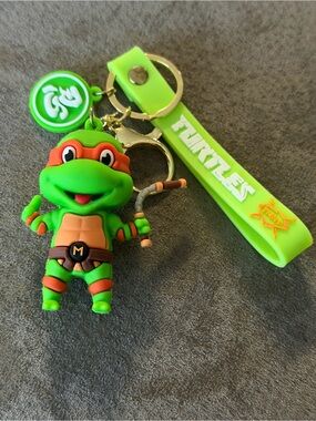 Turtal Keychains  with wristlets B15